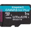 Kingston 1000GB Canvas Go! Plus UHS-1 Class10 U3 microSDXC memóriakártya Single Pack
