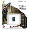 Kingston 512GB Canvas Go! Plus Class10 UHS-I U3 V30 A2 microSDXC memóriakártya Single Pack