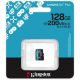 Kingston 128GB Canvas Go! Plus Gen4 Class10 UHS-I U3 V30 A2 microSDXC memóriakártya Single Pack