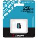 Kingston 256GB Canvas Go! Plus Gen4 Class10 UHS-I U3 V30 A2 microSDXC memóriakártya Single Pack