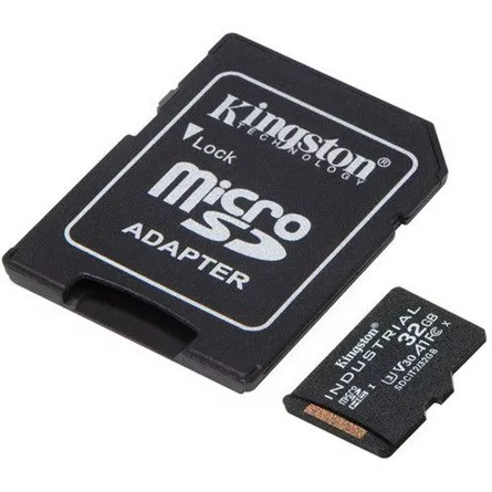 Kingston 32GB Industrial UHS-1 Class10 U3 V30 A1 vízálló microSDHC memóriakártya