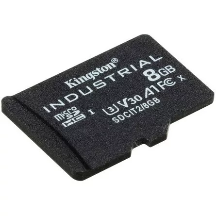 Kingston 8GB Industrial UHS-1 Class10 U3 V30 A1 vízálló microSDHC memóriakártya Single Pack