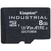 Kingston 8GB Industrial UHS-1 Class10 U3 V30 A1 vízálló microSDHC memóriakártya Single Pack