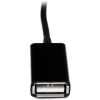 StarTech Samsung 30pin -> USB-A 2.0 M/F adatkábel 0.15m fekete