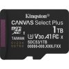 Kingston 1TB Canvas Select Plus Gen3 Class 10 UHS-1 A1 microSDXC memóriakártya Single Pack