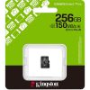 Kingston 256GB Canvas Select Plus Gen3 Class 10 UHS-1 A1 microSDXC memóriakártya Single Pack