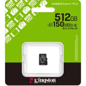   Kingston 512GB Canvas Select Plus Gen3 Class 10 UHS-1 A1 microSDXC memóriakártya Single Pack
