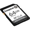 Kingston 64GB Industrial -40C to 85C UHS-1 Class10 U3 V30 A1 SDXC memóriakártya