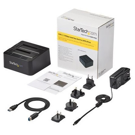 StarTech Dual-Bay 2.5/3.5" SATA USB3.1 dokkoló