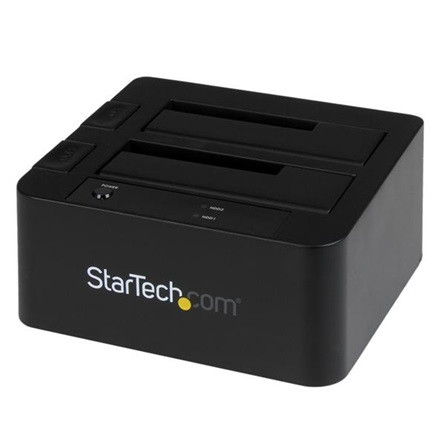 StarTech Dual Hard Drive 2.5/3.5" SATA USB3.0 eSATA dokkoló UASP