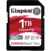 Kingston 1TB Canvas React Plus SDXC UHS-II 280R/150W U3 V60 for Full HD/4K