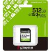 Kingston 512GB Canvas Select Plus Class Gen3 C10 UHS-1 U3 V30 SDXC memóriakártya