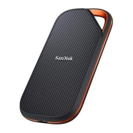 Sandisk Extreme PRO 2TB USB4 vízálló ütésálló külső SSD fekete-narancssárga