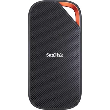 Sandisk Extreme PRO 2TB USB4 vízálló ütésálló külső SSD fekete-narancssárga