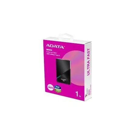 ADATA SE920 Elite 1TB USB4 2,5" SSD fekete