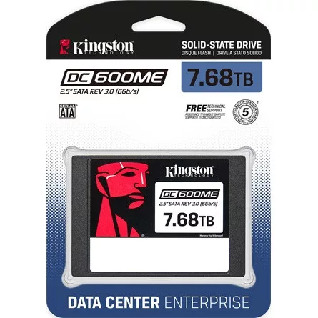 Kingston 7680G DC600ME (Mixed-Use) TCG Opal 2.5" Enterprise SATA SSD