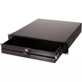   Logilink 19" Drawer for 19 inch racks, 2U, lockable, black
