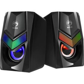   MARVO SPK MARVO Havoc 10 vezetékes hangszóró - fekete - RGB viágítás