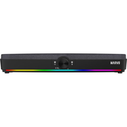 MARVO SPK MARVO Etna 40 vezetékes soundbar - fekete - RGB viágítás