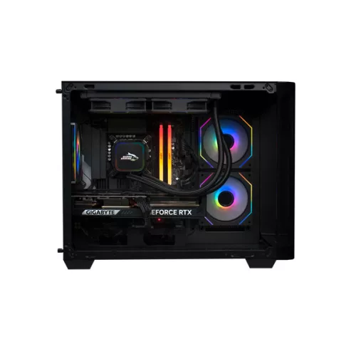 SHARK GAMING PC - RGBeast Mini R500 (Wave mini, R5-7600X, RX9060XT 16G , 1TB NVMe , 16GB  , watercooler, Windows 11 h)