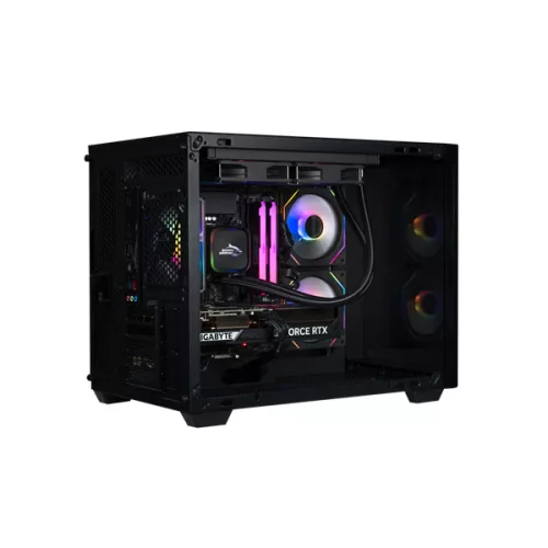 SHARK GAMING PC - RGBeast Mini R500 (Wave mini, R5-7600X, RX9060XT 16G , 1TB NVMe , 16GB  , watercooler, Windows 11 h)