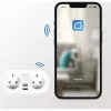 Logilink Wi-Fi intelligens csatlakozóaljzat, 2 utas (CEE 7/3), 2x USB, Tuya kompatibilis
