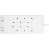 Logilink Wi-Fi Smart Socket aljzat, 6 utas, (CEE 7/3), 4x USB, Tuya kompatibilis