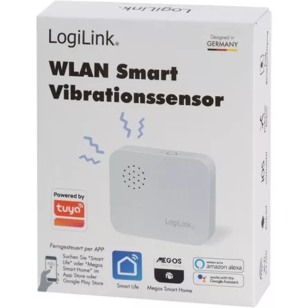 Logilink Wi-Fi intelligens rezgésérzékelő, Tuya kompatibilis