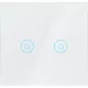 LogiLink Wi-Fi intelligens kettős fali kapcsoló, Tuya kompatibilis