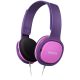 PHILIPS Ultralight headphones for kids, Noise Isolating ear cushions, 32 mm speaker, 12-22000Hz, 32Ohm impedance, neodym magnet, 99dB sensitivity, 3,5 mm connector, pink-purple