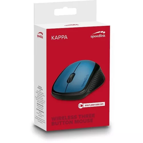 Speedlink SL-630011-BE KAPPA vezeték nélküli egér, kék