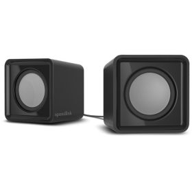   SPEEDLINK SL-810004-BK TWOXO Stereo Speakers, black, Sztereó hangszórók, fekete