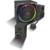 SPEEDLINK SL-830100-BK Gravity Carbon RGB háttérvilágítású 2.1 mélynyomó rendszer, fekete