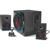 SPEEDLINK SL-830100-BK Gravity Carbon RGB háttérvilágítású 2.1 mélynyomó rendszer, fekete