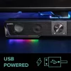 SPEEDLINK SL-830200-BK Gravity sztereó soundbar RGB megvilágítással - fekete
