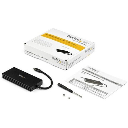 StarTech SM21BMU31CI3 M.2 2280 SATA3 USB-C külső ház fekete
