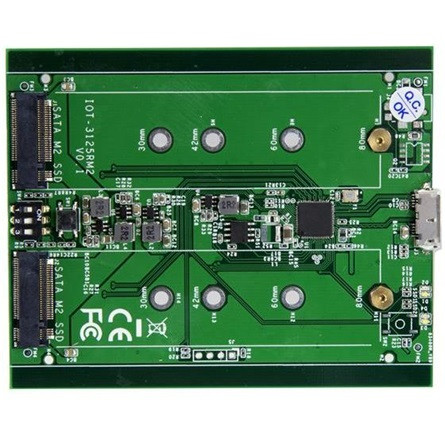 StarTech HDD DRIVE ENCLOSURE DUAL-SLOT MAX. 2TB M.2 (NGFF. B-KEY) RAID