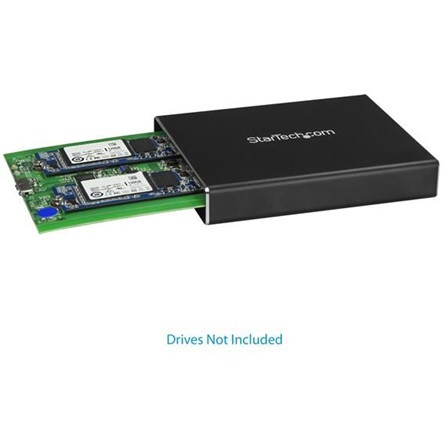 StarTech HDD DRIVE ENCLOSURE DUAL-SLOT MAX. 2TB M.2 (NGFF. B-KEY) RAID