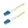 StarTech LC Duplex -> LC Duplex M/M adatkábel 40m sárga OS2 Single Mode, 9/125µm, 100G