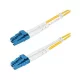 StarTech LC Duplex -> LC Duplex M/M adatkábel 40m sárga OS2 Single Mode, 9/125µm, 100G
