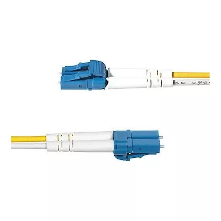 StarTech LC Duplex -> LC Duplex M/M adatkábel 40m sárga OS2 Single Mode, 9/125µm, 100G