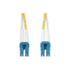 StarTech LC Duplex -> LC Duplex M/M adatkábel 40m sárga OS2 Single Mode, 9/125µm, 100G