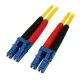 StarTech 2db LC M/M adatkábel 10m Single Mode Duplex Fiber sárga