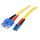 StarTech LC -> SC  M/M adatkábel 1m Single Mode Duplex sárga