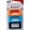 Kingston XS SSD Rubber Sleeve 3 Pack – Black, Blue, Orange