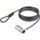 StarTech NOBLE WEDGE CABLE LOCK 1.5M NOBLE WEDGE SLOT COMPATIBLE