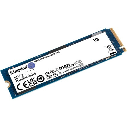 Kingston 1000GB/1TB NV2 M.2 2280 PCIe 4.0 NVMe SSD, up to 3500/2100MB/s, 320TBW