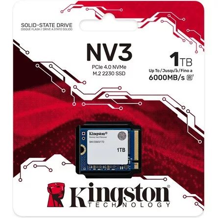 Kingston 1000G NV3 M.2 2230 PCIe 4.0 NVMe SSD