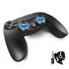 Spirit of Gamer Gamepad Vezeték Nélküli - XGP Bluetooth PS4 (USB, Vibration, PS4/PS3 kompatibilis, fekete-kék)