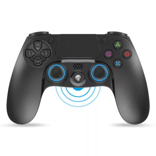 Spirit of Gamer Gamepad Vezeték Nélküli - XGP Bluetooth PS4 (USB, Vibration, PS4/PS3 kompatibilis, fekete-kék)